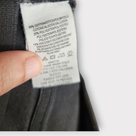 Free People We The Free Gummy Flare Denim Jeans Gray Black 24 Retro Revival - Picture 7 of 7